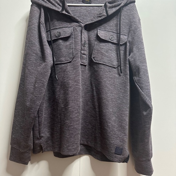 VTG 1946 Men’s Heather Gray Pullover Hoodie (Size L) - Picture 2 of 4